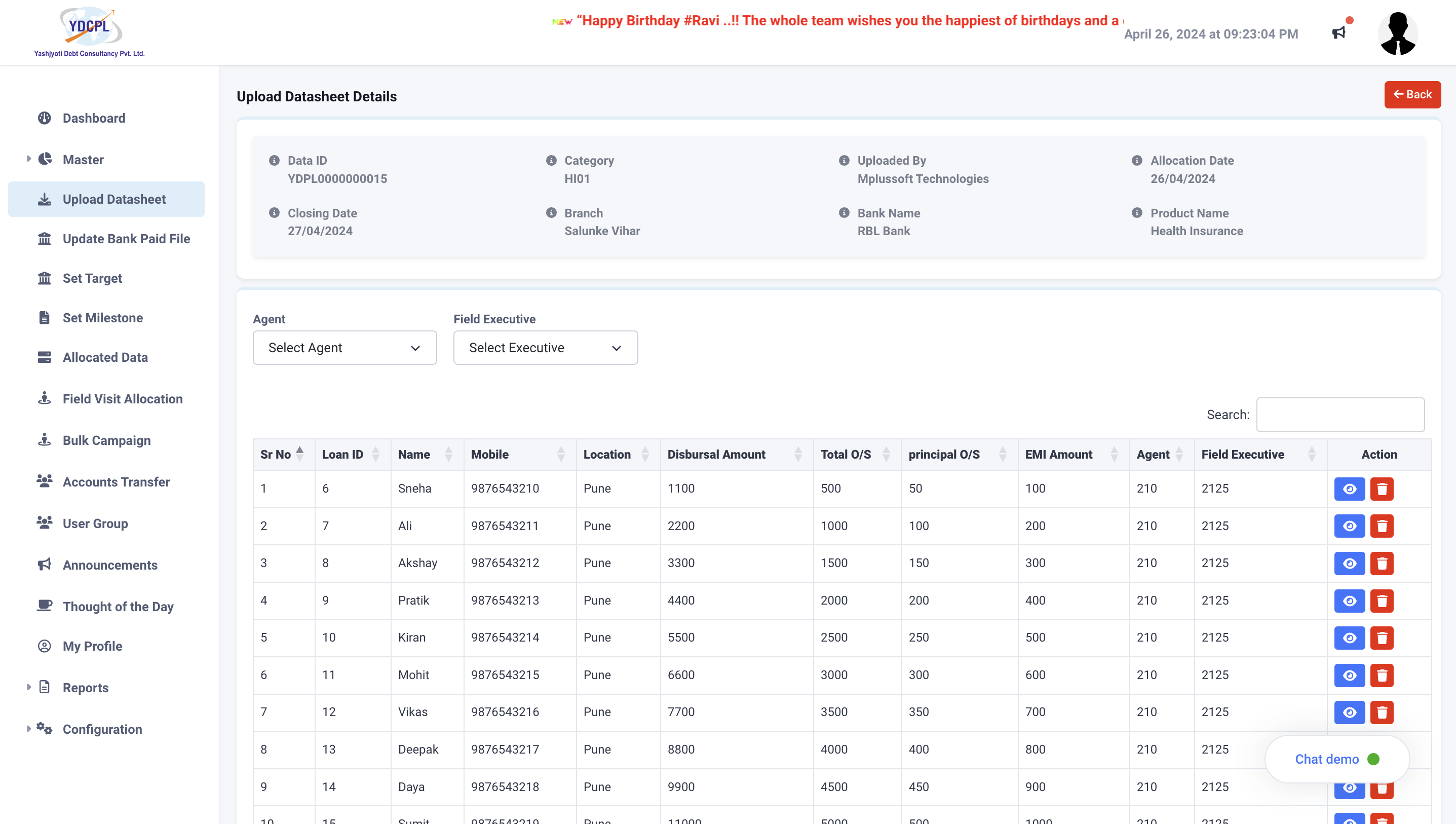 YDCPL CRM