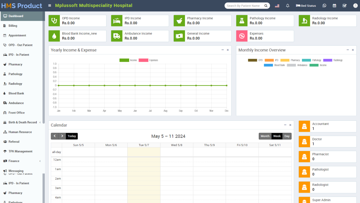 Hospital Management System Software (HMS)