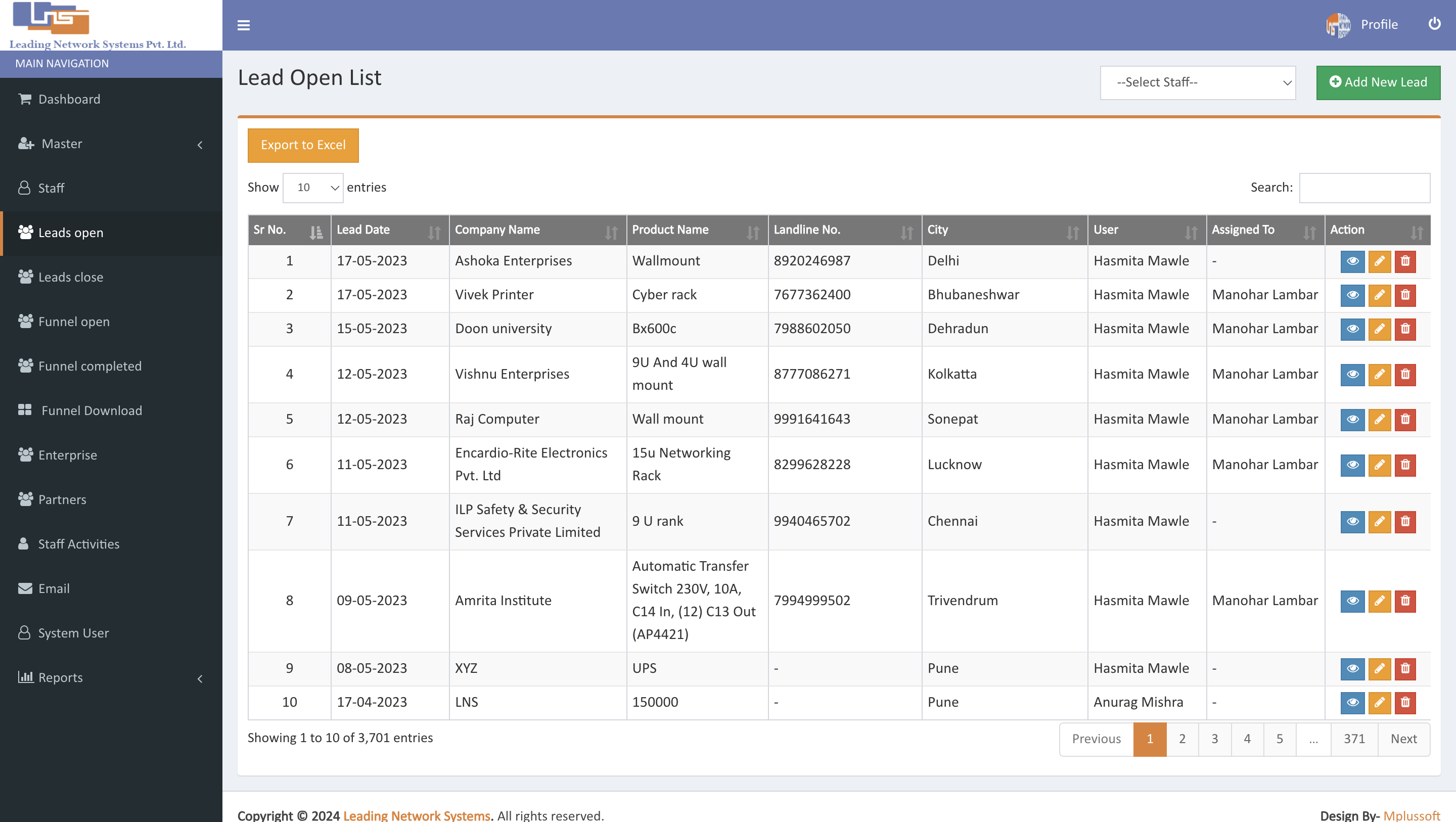 Leading Network Systems